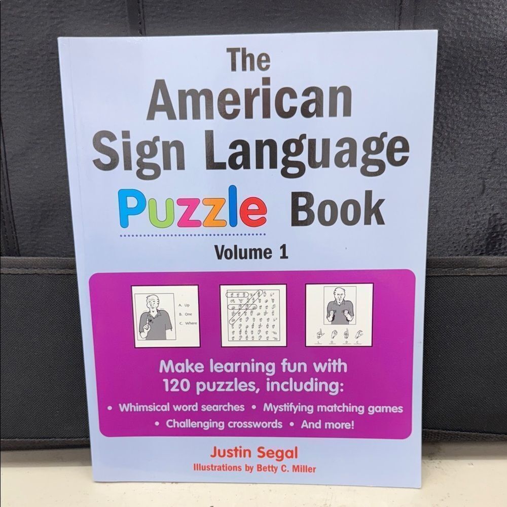 American Sign Language Puzzle Book Volume 1